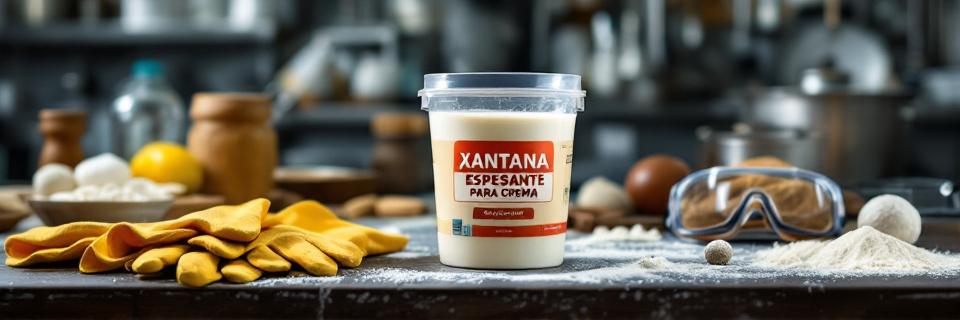 Xantana espesante para crema